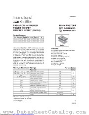 IRHNA593064SCS datasheet pdf International Rectifier