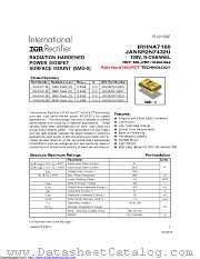 IRHNA3160 datasheet pdf International Rectifier