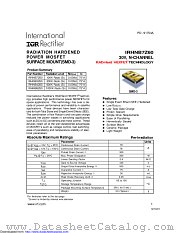 IRHNB3Z60 datasheet pdf International Rectifier