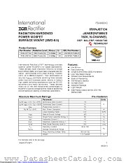 IRHNJ67134SCS datasheet pdf International Rectifier
