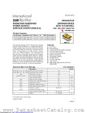 JANSR2N7593U3 datasheet pdf International Rectifier