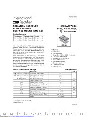 IRHNJ67434SCS datasheet pdf International Rectifier