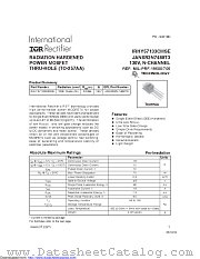 JANSR2N7488T3 datasheet pdf International Rectifier