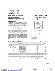 IRHY593230CMSCS datasheet pdf International Rectifier
