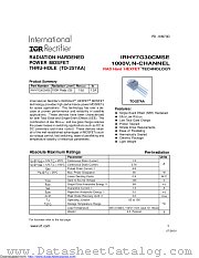 IRHY7G30CMSESCS datasheet pdf International Rectifier
