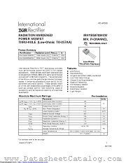 IRHYB593034CM datasheet pdf International Rectifier