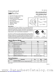IRL2203NSTRLPBF datasheet pdf International Rectifier