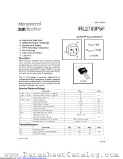 IRL2703PBF datasheet pdf International Rectifier