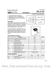 PB-IRL3102 datasheet pdf International Rectifier