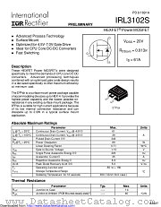 PB-IRL3102S datasheet pdf International Rectifier