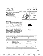 PB-IRL3103D1S datasheet pdf International Rectifier
