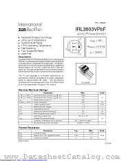 IRL3803VPBF datasheet pdf International Rectifier