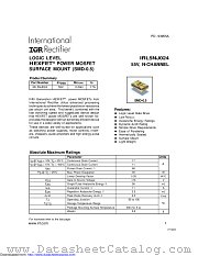 IRL5NJ024SCS datasheet pdf International Rectifier