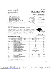 IRLBA1304PPBF datasheet pdf International Rectifier