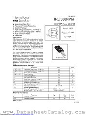 IRLI530NPBF datasheet pdf International Rectifier