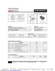 IRLML2502TRPBF-1 datasheet pdf International Rectifier