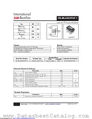IRLML5203TRPBF-1 datasheet pdf International Rectifier