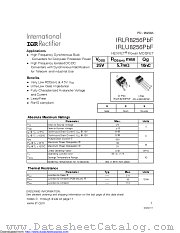 IRLU8256 datasheet pdf International Rectifier