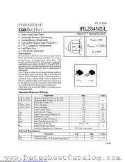 PB-IRLZ34NL datasheet pdf International Rectifier