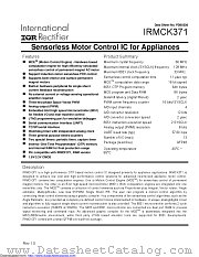 IRMCK371 datasheet pdf International Rectifier