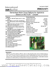 IRMCS1071 datasheet pdf International Rectifier