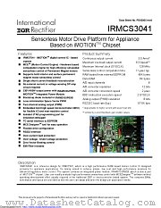 IRMCS3041 datasheet pdf International Rectifier