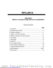 IRPLLED1A datasheet pdf International Rectifier