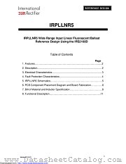 IRPLLNR5 datasheet pdf International Rectifier