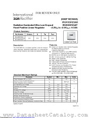 5962F1023504KXA datasheet pdf International Rectifier