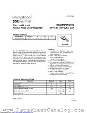 IRUH33P253B1M datasheet pdf International Rectifier