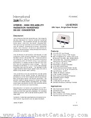 LS2815S datasheet pdf International Rectifier