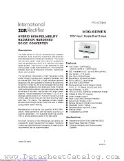 M3G12005D datasheet pdf International Rectifier