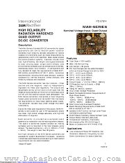 MAH+SERIES datasheet pdf International Rectifier