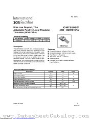 5962-0323701MYA datasheet pdf International Rectifier