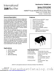 PVT412LSPBF datasheet pdf International Rectifier