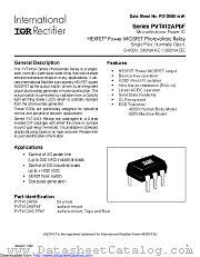 PVT412ASPBF datasheet pdf International Rectifier