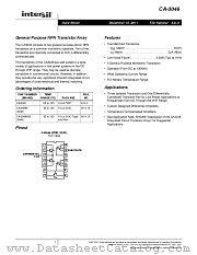 CA-3046 datasheet pdf Intersil