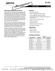 EL1503 datasheet pdf Intersil