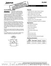EL2082 datasheet pdf Intersil