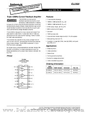 EL2360 datasheet pdf Intersil