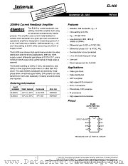 EL400 datasheet pdf Intersil