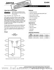 EL4094 datasheet pdf Intersil