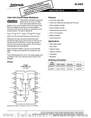 EL4095 datasheet pdf Intersil