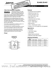 EL4431 datasheet pdf Intersil