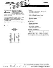 EL4450 datasheet pdf Intersil