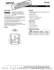 EL4453 datasheet pdf Intersil