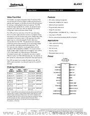 EL4501 datasheet pdf Intersil