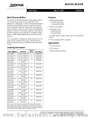 EL5329 datasheet pdf Intersil