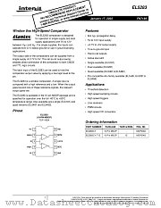 EL5283 datasheet pdf Intersil