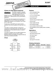 EL5287 datasheet pdf Intersil